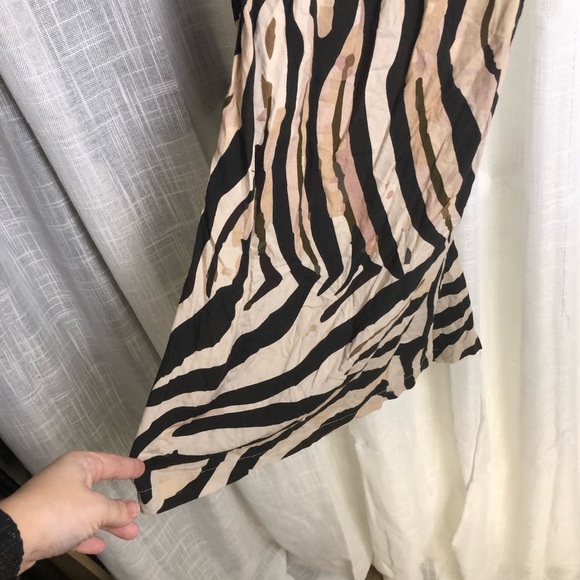 Zebra Print Wide Leg Pants size 2 - Picture 5 of 14